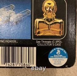 Vintage Star Wars Squid Head 65A Card Back Sealed MOC Kenner 1983 Original ROTJ