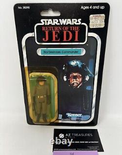 Vintage Star Wars Star Destroyer Commander 77A Back Moc
