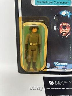 Vintage Star Wars Star Destroyer Commander 77A Back Moc