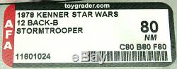 Vintage Star Wars Stormtrooper 12 Back-B AFA 80 NM #11601024 NO RESERVE