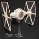 Vintage Star Wars TIE Fighter Beautiful condition! Custom lighting Minty