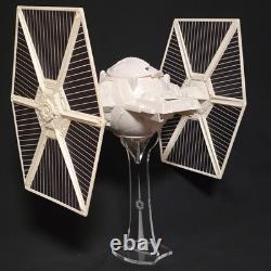 Vintage Star Wars TIE Fighter Beautiful condition! Custom lighting Minty