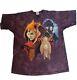 Vintage Star Wars T Shirt XXL Queen Amidala Padme Purple Tie Die Double Stitch