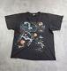 Vintage Star Wars T-shirt Black Faded 90s Changes Made In USA sz L