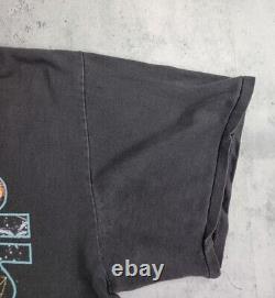 Vintage Star Wars T-shirt Black Faded 90s Changes Made In USA sz L