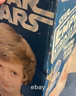 Vintage Star Wars Talking Alarm Clock in the Original Box And SEALED (untested)