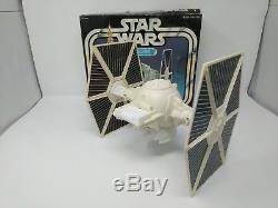 Vintage Star Wars Tie Fighter Original White 1977 Original Boxed! Nice