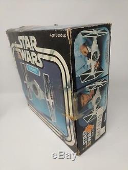 Vintage Star Wars Tie Fighter Original White 1977 Original Boxed! Nice