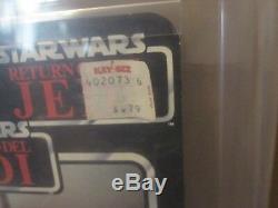 Vintage Star Wars Tri Logo Han Solo AFA 80 Archival