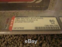 Vintage Star Wars Tri Logo / Palitoy Stormtrooper AFA80 C85 B80 F85