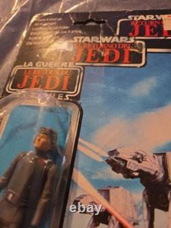 Vintage Star Wars Tri Logo ROTJ AT-AT Commander MOC Not Mint