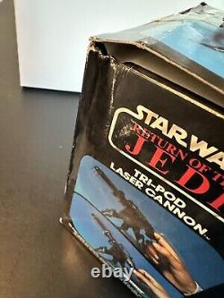 Vintage Star Wars Tri-Pod Laser Cannon withbox + (1) Complete, (1) Not Complete AF