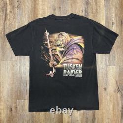 Vintage Star Wars Tusken Raider 1996 Faded Black T Shirt Size Large RARE