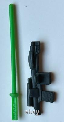 Vintage Star Wars V5/M6 Boba Fett Blaster And Green Lightsaber