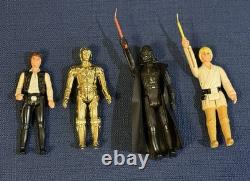 Vintage Star Wars Vader ESB Case Filled with 22 Figures & Original Black Insert