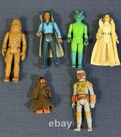 Vintage Star Wars Vader ESB Case Filled with 22 Figures & Original Black Insert