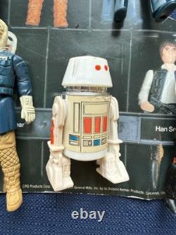 Vintage Star Wars Vader ESB Case Filled with 22 Figures & Original Black Insert