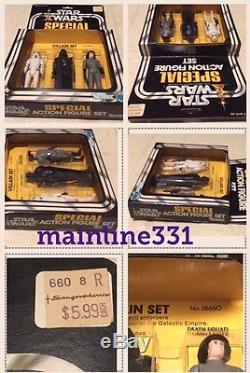 Vintage Star Wars Villain Action Figure Set Unopened In Box 1978 Three Pack