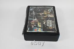 Vintage Star Wars Vinyl Action Figure Case Kenner 1978 withunused sticker sheet