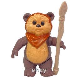 Vintage Star Wars Wicket W Warrick Ewoks Cartoon Series with Weapon 1985 Kenner