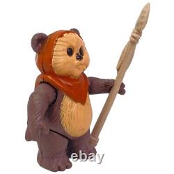 Vintage Star Wars Wicket W Warrick Ewoks Cartoon Series with Weapon 1985 Kenner