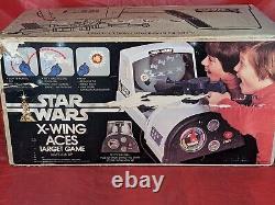 Vintage Star Wars X WING ACES target game w box working Kenner 1978