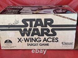 Vintage Star Wars X WING ACES target game w box working Kenner 1978