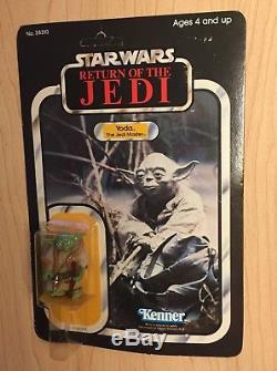 Vintage Star Wars YODA Jedi Master unopened. ROTJ AFA ready