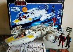 Vintage Star Wars Y-Wing Fighter Boxed 1983, Instructions Bomb Original Kenner