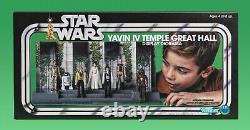 Vintage Star Wars Yavin 3 Pack Luke Han Leia / Diorama Playset