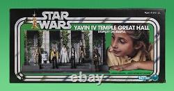 Vintage Star Wars Yavin 3 Pack Luke Han Leia / Diorama Playset