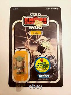 Vintage Star Wars Yoda Empire Strikes Back ESB 48 1982 Kenner Revenge Brown MOC