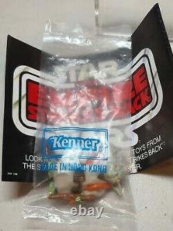 Vintage Star Wars Yoda Orange Snake Sealed Baggie 1980 mail away RARE