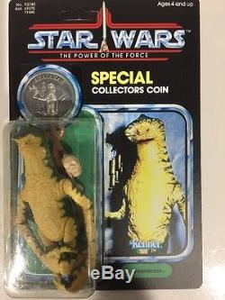 Vintage Star Wars action figure Amanaman Power Of The Force POTF Last 17 Clean