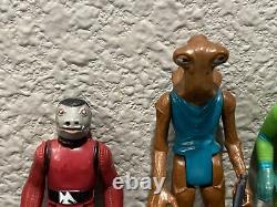 Vintage Star Wars cantina Greedo, HammerHead, Walrus Man, Snaggletooth Complete