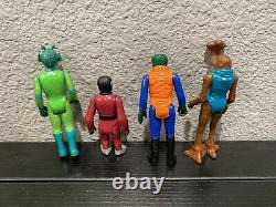 Vintage Star Wars cantina Greedo, HammerHead, Walrus Man, Snaggletooth Complete