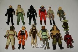 Vintage Star Wars lot Kenner vehicles action figures weapons manuals decals ++++