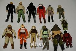 Vintage Star Wars lot Kenner vehicles action figures weapons manuals decals ++++