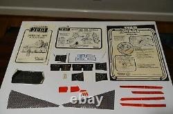 Vintage Star Wars lot Kenner vehicles action figures weapons manuals decals ++++