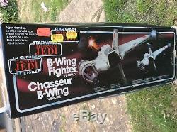 Vintage Star wars B Wing Fighter Box & Insert+instructions+poster