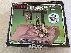 Vintage Star wars ROTJ Jabba the Hutt Dungeon Action Play Set -Original/Unused