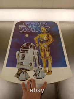 Vintage Starwars Posters Lot Of 14