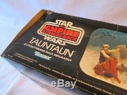 Vintage TAUNTAUN Star Wars playset with Box/ Wampa/ and Han Solo Figure #39820