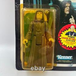 Vintage The Emperor Star Wars 1983 Kenner Unpunched Card Return Of The Jedi