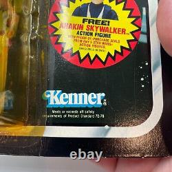 Vintage The Emperor Star Wars 1983 Kenner Unpunched Card Return Of The Jedi