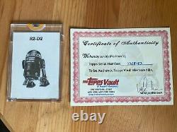 Vintage Topps Star Wars R2-D2 Preproduction Color Separation with COA