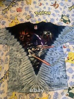 Vintage episode 1 star wars liquid blue shirt XXL
