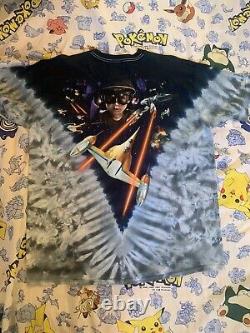Vintage episode 1 star wars liquid blue shirt XXL