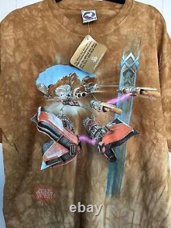 Vintage star wars liquid blue shirt