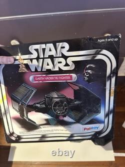 Vintage star wars original boxed darth vader tie fighter 1977 Palitoy